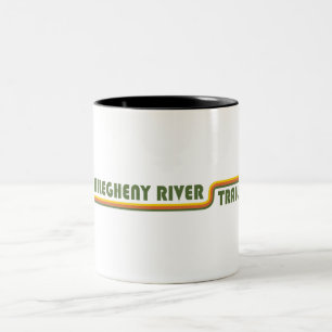 Allegheny River Trail Two-Tone Coffee Mug