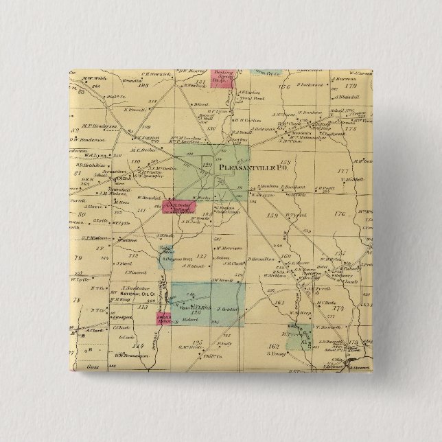Allegheny Township 15 Cm Square Badge (Front)