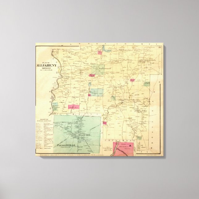Allegheny Township Canvas Print (Front)