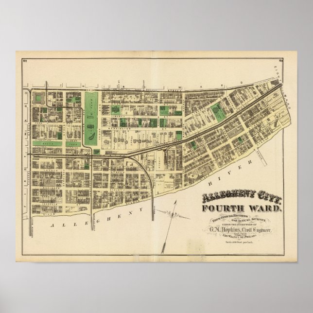 Allegheny ward 4 poster (Front)