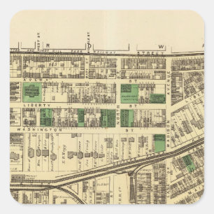 Allegheny ward 4 square sticker