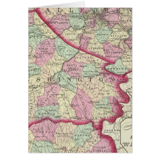 Allegheny, Washington, Greene counties (Front)