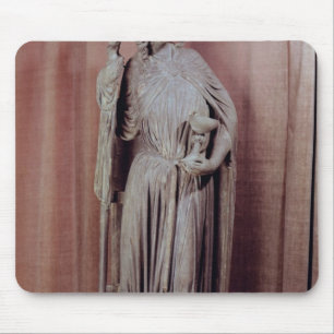 Allegorical figure of church holding a chalice mouse mat