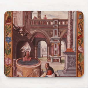 Allegorical illustration of an Alchemist at Mouse Mat