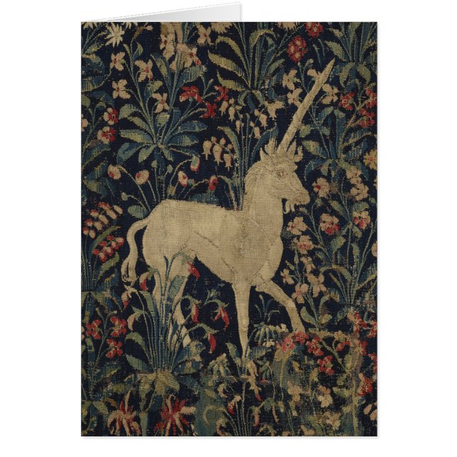 Allegorical "Millefleurs" Tapestry with Animals (Front)