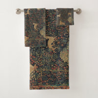 Allegorical Millefleurs Tapestry with Animals