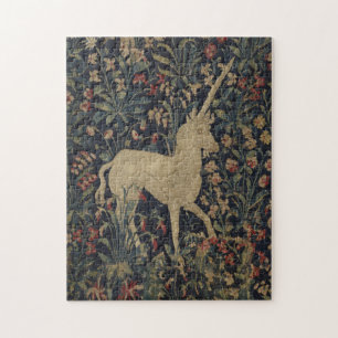 Allegorical "Millefleurs" Tapestry with Animals Jigsaw Puzzle
