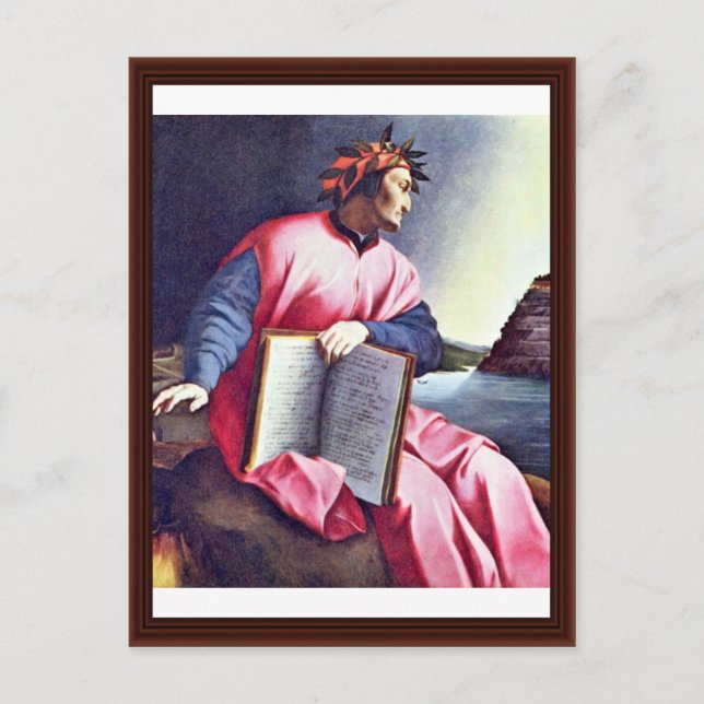Allegorical Portrait Of Dante Postcard (Front)