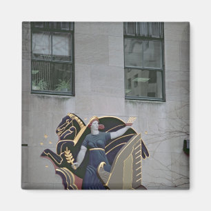 Allegorical scene magnet