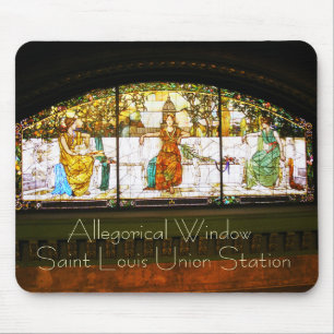 Allegorical Window - ST Louis Union Station Mouse Mat