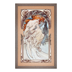 Allegorie de la Musique by Alphonse Mucha Photo Print