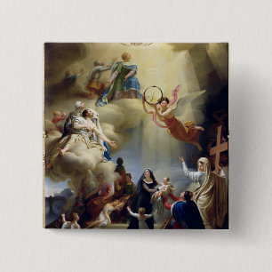 Allegory in Honour of the Birth of Henri de 15 Cm Square Badge
