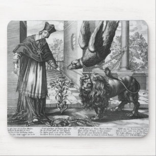 Allegory in praise of Cardinal Richelieu Mouse Mat