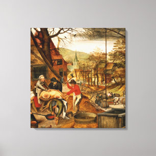 Allegory of Autumn Canvas Print