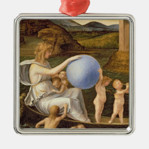 Allegory of Changing Fortune, or Melancholy (oil o Metal Tree Decoration
