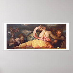 Allegory of Geography Poster