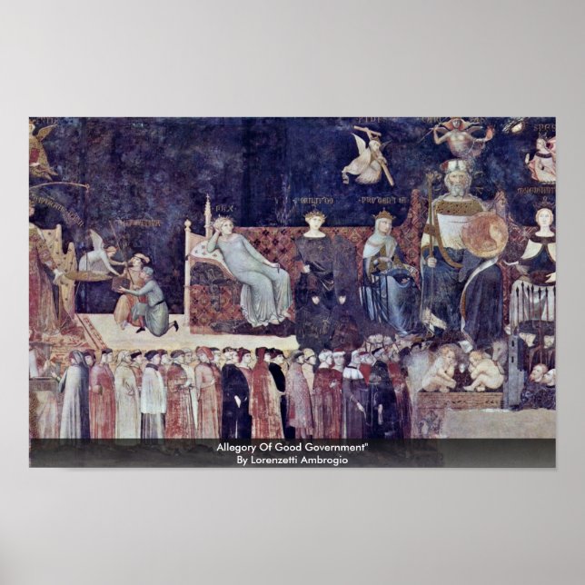 Allegory Of Good Government Poster (Front)