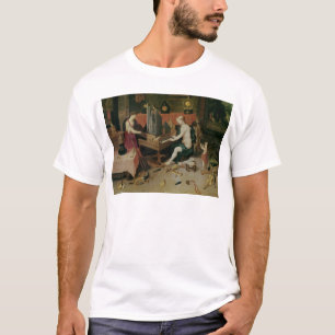 Allegory of Hearing, detail of an organist T-Shirt