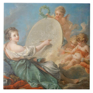 Allegory of Painting, 1765 (oil on canvas) Tile