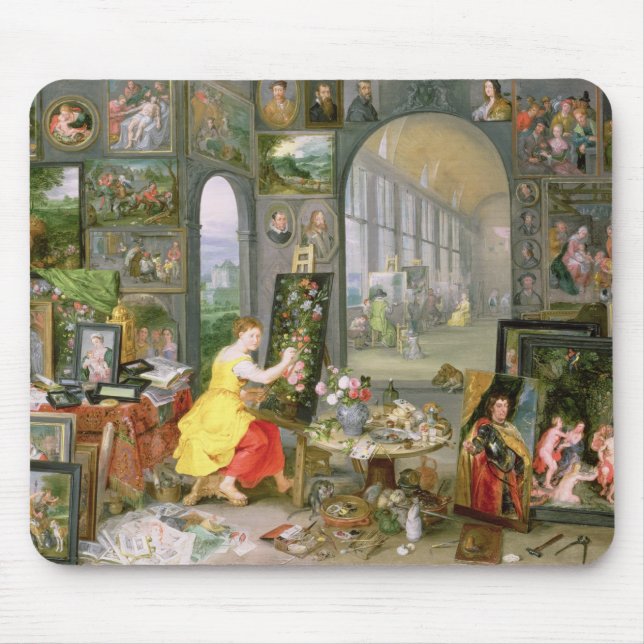 Allegory of Painting 2 Mouse Mat (Front)
