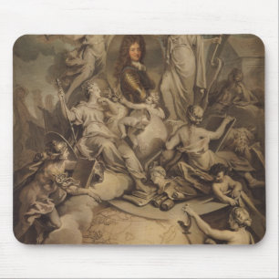 Allegory of Philippe II  Duke of Orleans, 1718 Mouse Mat