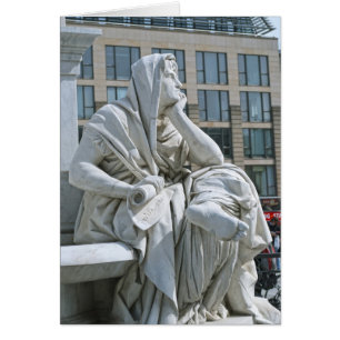 Allegory of Philosophy of Schiller Monument in Ber