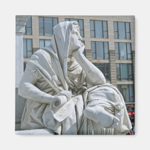 Allegory of Philosophy of Schiller Monument in Ber Magnet