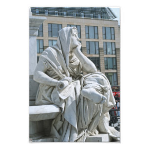 Allegory of Philosophy of Schiller Monument in Ber Photo Print