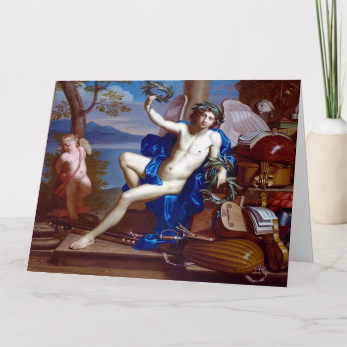 Allegory of Sacred and Profane Love Greetings Card