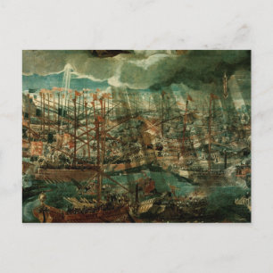 Allegory of the Battle of Lepanto Postcard