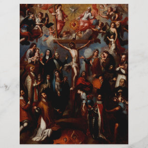 Allegory of the Crucifixion with Jesuit Saints  Flyer
