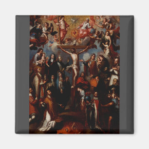 Allegory of the Crucifixion with Jesuit Saints  Magnet