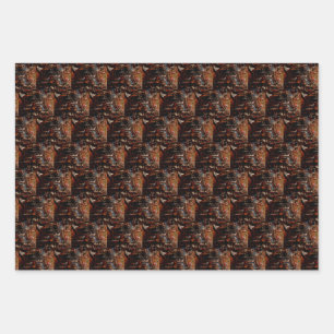 Allegory of the Crucifixion with Jesuit Saints  Wrapping Paper Sheet