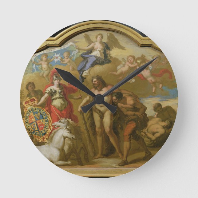 Allegory of the Power of Great Britain by Land, de Round Clock (Front)