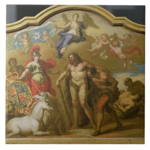 Allegory of the Power of Great Britain by Land, de Tile