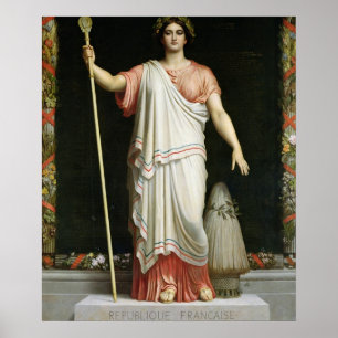 Allegory of the Republic, 1848 Poster