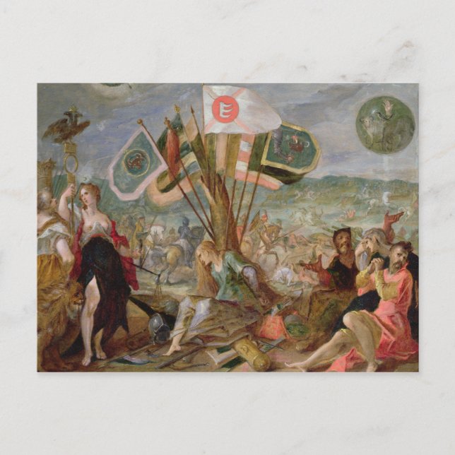 Allegory of the Turkish Wars Postcard (Front)