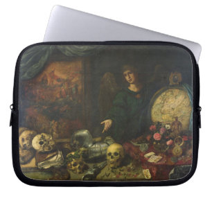 Allegory of Vanity, 1650-60 (oil on canvas) Laptop Sleeve