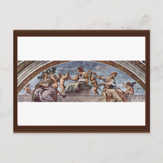 Allegory Of Virtue By Raffael (Best Quality) Postcard