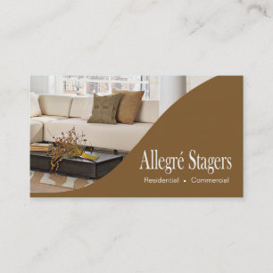 Allegré Stagers Home Staging Interior Design Business Card