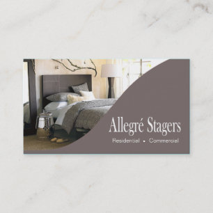 Allegré Stagers Home Staging Interior Design Business Card