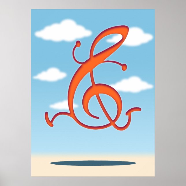Allegro Clef Poster (Front)