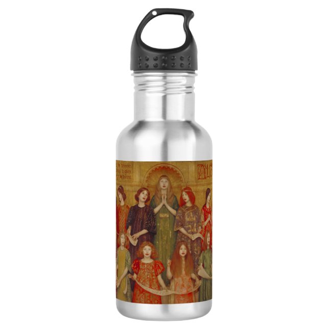 Alleluia (by Thomas Cooper Gotch) 532 Ml Water Bottle (Front)
