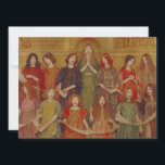 Alleluia (by Thomas Cooper Gotch) Card<br><div class="desc">Design features an artwork by British Pre-Raphaelite painter Thomas Cooper Gotch (1854–1931).</div>