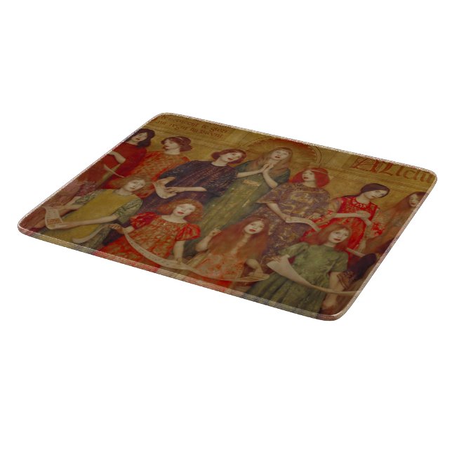 Alleluia (by Thomas Cooper Gotch) Cutting Board (Corner)