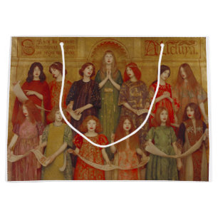 Alleluia (by Thomas Cooper Gotch) Large Gift Bag