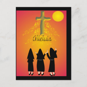 "Alleluia" Catholic Religious Gifts Postcard