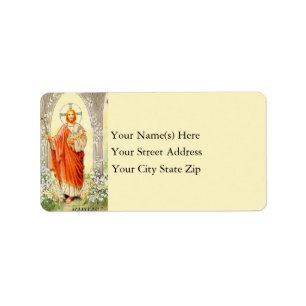 Alleluia Vintage Address Label