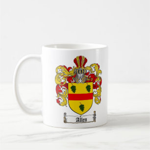 Allen Coat Of Arms Coffee Mug - Size 11oz