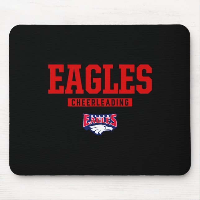 Allen Eagles Logo Cheerleading Hs  Mouse Mat (Front)
